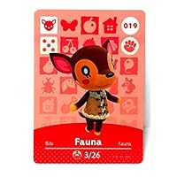 Amiibo Card Animal Crossing Happy Home Design Card FAUNA 019/100 by Nintendo