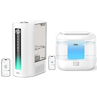 Dreo Smart Humidifier for Plants,Warm and Cool Mist for Bedroom & Smart Humidifier, Cool Mist Humidifiers for Bedroom, Quiet 4L Top Fill Ultrasonic Humidifiers