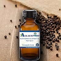 Pure Black Pepper CO2 Extract Oil (Piper nigrum) Premium and Natural Quality Oil (A4E_CO2_0003, 05 ML)