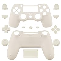 Full Housing Shell Case Cover with Buttons for PS4 for Sony Playstation 4 Wireless Controller - White
