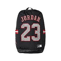 Nike Air Jordan Jordan Jersey Backpack (Black/Gym Red/White) Backpack Rucksack Bag, Black