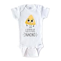 Little Nacho - funny Mexican food Baby Bodysuit gift