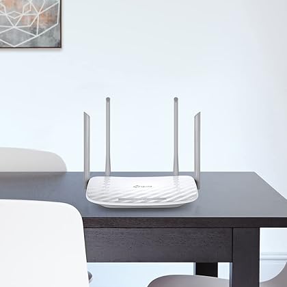 TP-Link AC1200 WiFi Router (Archer A54) - Dual Band Wireless Internet Router, 4 x 10/100 Mbps Fast Ethernet Ports, Supports Guest WiFi, Access Point Mode, IPv6 and Parental Controls