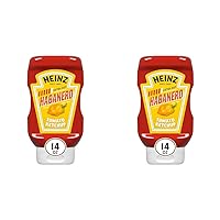 Heinz Tomato Ketchup Blended with Habanero, 14 oz Squeeze Bottle (Pack of 2)