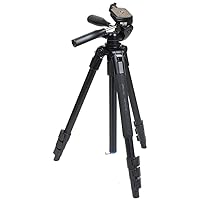 Pro AL-324DX w/SH-705E 3-Way Pan Head for Mirrorless/DSLR Sony Nikon Canon Fuji Cameras and More - Black (613-358)