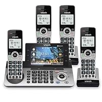 VTech IS8251-4 Business Grade 4-Handset Expandable Cordless Phone for Home Office, 5