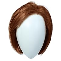 Raquel Welch Classic Cool Chin Length Classic Page Bob Cut Wig by Hairuwear, Petite Cap - R10 Chestnut