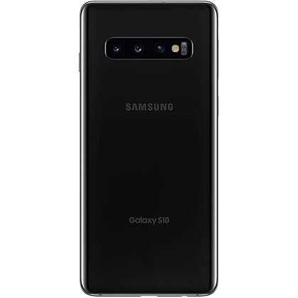 Samsung Galaxy S10, 128GB, Prism Black - Unlocked (Renewed Premium)