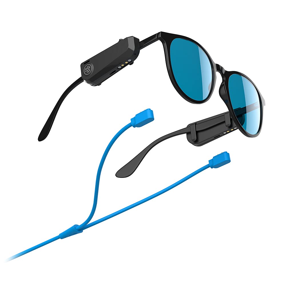 JLab JBuds Frames Wireless Open-Ear Audio for Your Glasses | 8-hour Bluetooth Playtime
