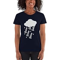 Women's It's Raining Gains tee Navy