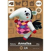Animal Crossing Happy Home Designer Amiibo Card Annalisa 083/100 by Nintendo