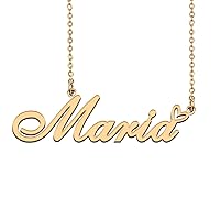 Customized Custom Made Any Name Necklace for Women Girls in Gold Silver