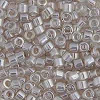 Miyuki Delica 11/0 - Pale Taupe Transparent Luster DB1477-5.2gms Vial of Japanese Glass Beads