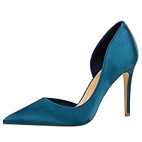 Classic Pointed Toe Pumps Side Cutout Comfortable Stiletto Classic Office Evening Women