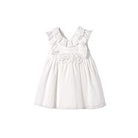 Dress for Baby-Girls Cream