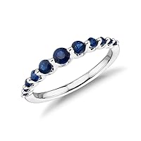 Choose your Color 925 Sterling Silver Floating Ring Loose Gemstone Daily Wear Prong Set Stackable Fashion Ring for Women and Girl US Size 4 To 13