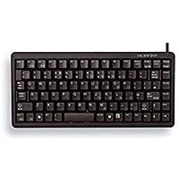 CHERRY Compact Keyboard G84-4100, international layout, QWERTY keyboard, wired keyboard, compact design, ML mechanics, black
