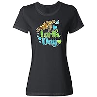 Earth Day Sea Turtle and Hearts Women's T-Shirt