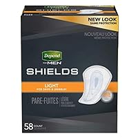 Incontinence Shields/Pads Light Absorbency - 1 Box