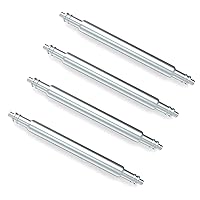 4X - 20mm Spring Bars Thin 1.3mm Thickness Stainless Steel Pins for Watch Band