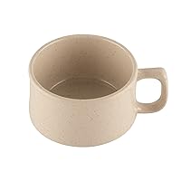 GET BF-080-S Melamine Shatter-Resistant Mug/Coffee Cup, 11 Ounce, Sandstone (Set of 12)