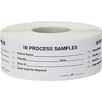 in Process Samples Medical Healthcare Labels, 1.125 x 2.375