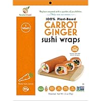 Carrot Ginger Sushi Wraps