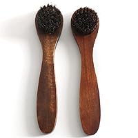 Long-Handled Horse Hair Shoe Round Head Cleaning Brush Useful Household Soft Polishing Tool