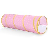 Kids Play Tunnel, Tunnel for Toddlers 1-3, Pop Up Crawl Tunnel Toy for Infant Baby Children Mesh See Through, Collapsible Tent Gift for Girl Boy