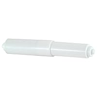 EZ-FLO 15133 Spring-Action Toilet Paper Roller with 3/8 inch Stepped Ends, White
