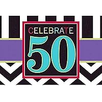 amscan 50th Celebration Invitations, Party Favor