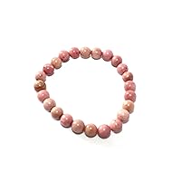 Jet Round Beads Stretch Bracelet Natural Genuine Metaphysical A+ Free Booklet Healing Gift Gemstone Crystal Bracelet