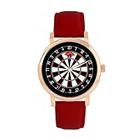 Dartboard 180 Watch Ladies 38mm Case 3atm Water Resistant Custom Designed Quartz Movement Luxury Fashionable