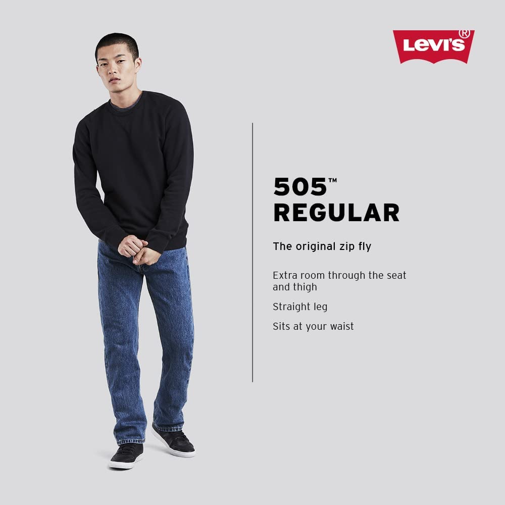 Levi's Men's 505 Regular Fit Jeans (Regular and Big & Tall)