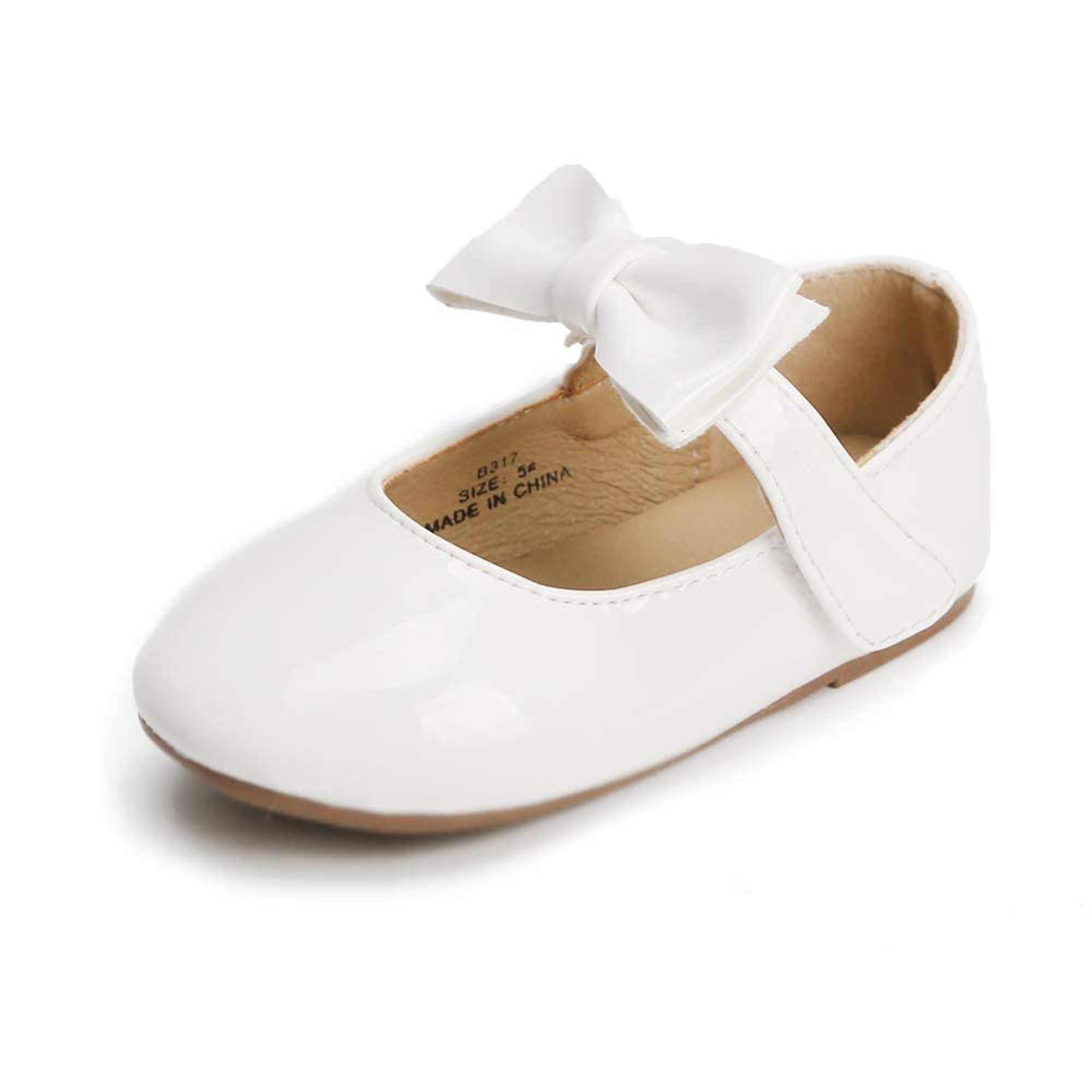 Felix & Flora Toddler Flower Girl Dress Shoes - Girl Ballet Flats Party School Shoes Wedding
