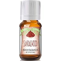 Good Essential – Professional Sandalwood Fragrance Oil 10ml for Diffuser, Candles, Soaps, Lotions, Perfume 0.33 fl oz
