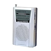 Portable AM FM Radio 2AA Battery Operated Pocket World Receiver with Speaker Earphone