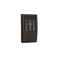 Schlage BE499WBCEN716 Encode Plus Century WiFi Deadbolt Smart Keyless Entry Touchscreen Door Lock, Aged Bronze (Pack of 1)