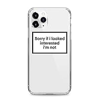 Funny Letters Phone Case for iPhone 7 8 11 12 13 Mini Plus Pro X XS MAX XR SE Cases Soft Silicone Fitted Back Accessories Covers,8827,Transparent,for iPhone XR