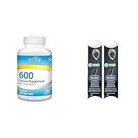 21st Century Calcium Supplement 600mg Tablets 400 Count & DenTek Tongue Cleaner 2 Pack