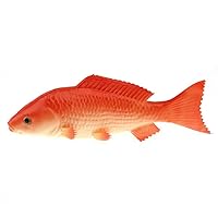 9.2 inch Pretend Fish Fake Red Carp Artificial Fish Decoration for Home Kitchen Garden Party Hanging Christmas Halloween Display