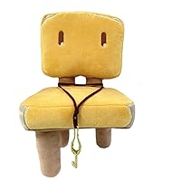 Suzume no Tojimari Dajin Cat Chair Plush Doll Figure Stuffed Plushie Toy Sofa Throw Pillow Plushies Kawaii Gift (Yellow)