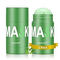 Green Tea Face Mask Stick for Face(2 PCS), Blackhead Remover with Green Tea Extract, Poreless Deep Cleanse Mask Stick For Purifying, Moisturizing, Oil Control Reduce For Women and Men,All Skin Types