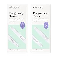 Natalist Pregnancy Tests Early Home Detection Kit for Women - Rapid Clear & Accurate Results Help Ease Your Mind up to 5 Days Before Expected Period - 2 Count (2)