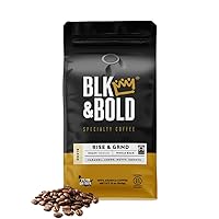 Rise & GRND | Medium Roast | Fair Trade & Micro-Roasted | Certified Kosher | Black Owned Business | 100% Arabica | Whole Bean | 12 oz Bag