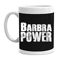 Barbra Power Cloth Font Mug 11 ounces