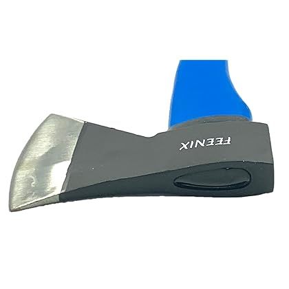 FEENIX Pro Products, FEENIX 27020 Hatchet Axe with Fiberglass Handle 600g 21oz, Blue, 14-1/2In