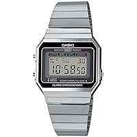 Casio Standard Wristwatch, A700W-1A, Unisex, Kids, Chippukashi, Digital, Bracelet Type