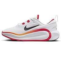 Nike Infinity Flow Big Kids' Running Shoes (FD6058-101, White/Picante Red/Tart/Black) Size 4.5
