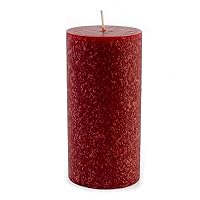 336703 Unscented Timberline Pillar Candle , 3 x 6-Inches, Garnet